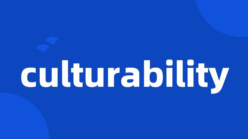 culturability