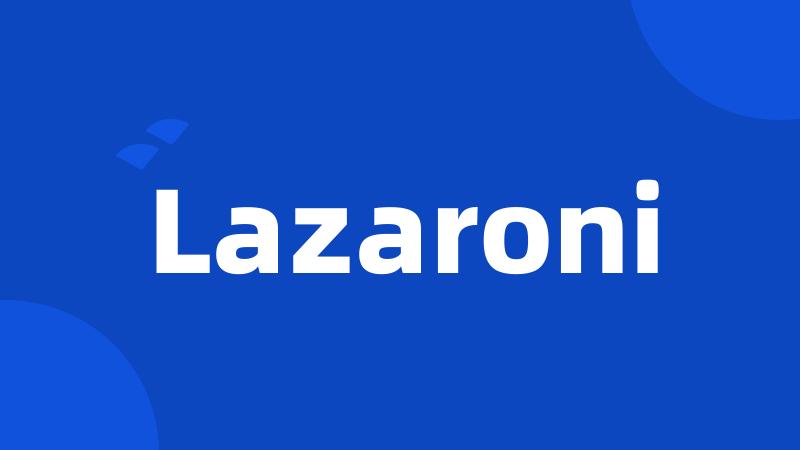 Lazaroni