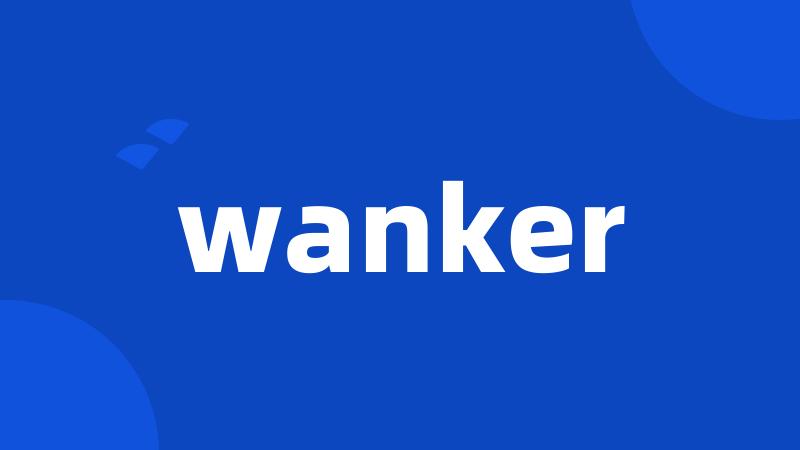 wanker