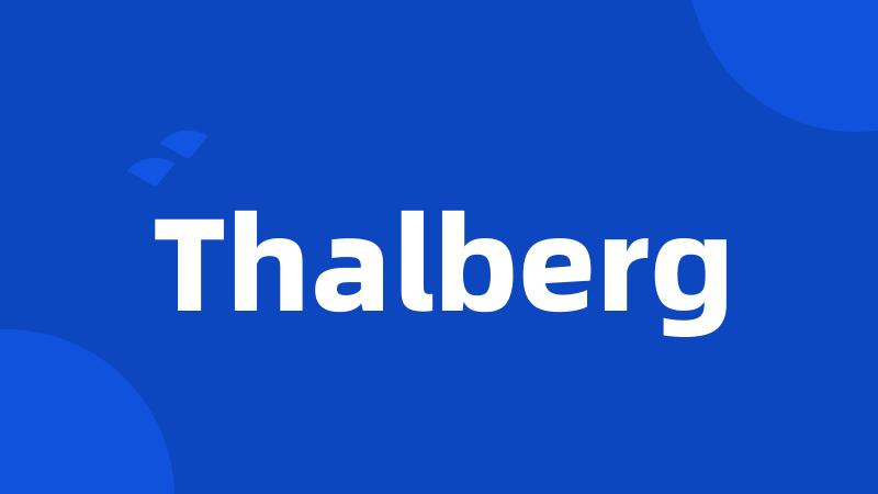 Thalberg