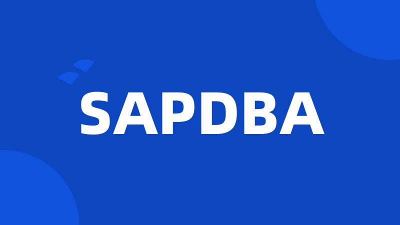 SAPDBA