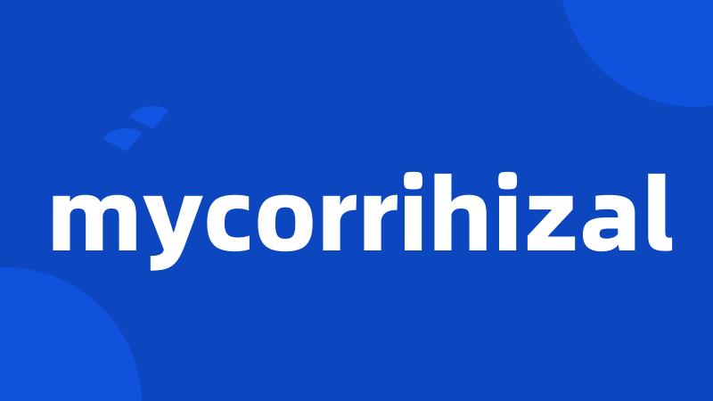 mycorrihizal