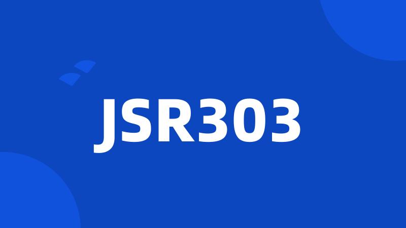 JSR303