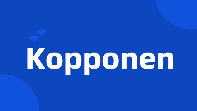 Kopponen