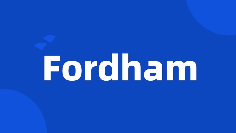 Fordham