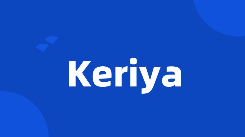 Keriya