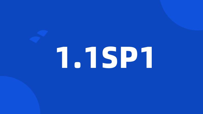 1.1SP1