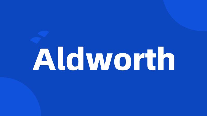 Aldworth