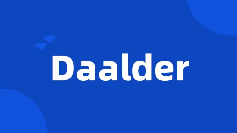 Daalder