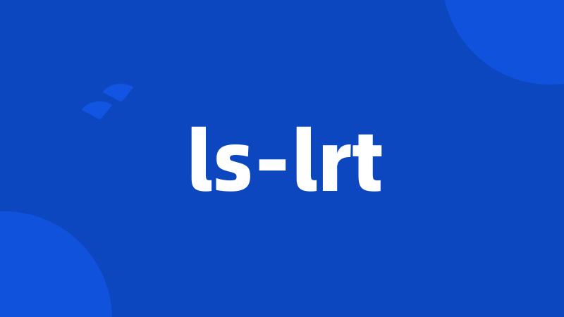 ls-lrt