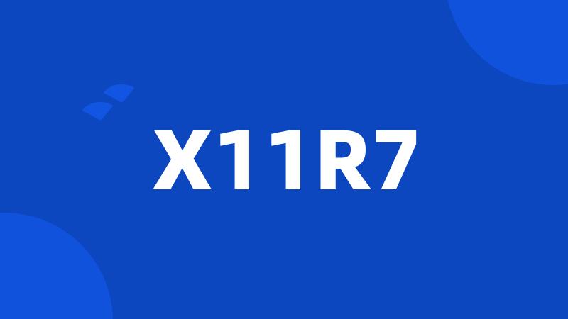 X11R7