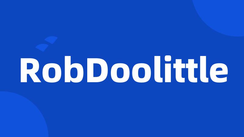 RobDoolittle