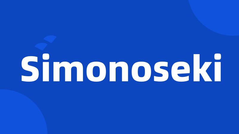 Simonoseki