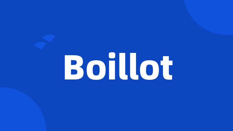 Boillot