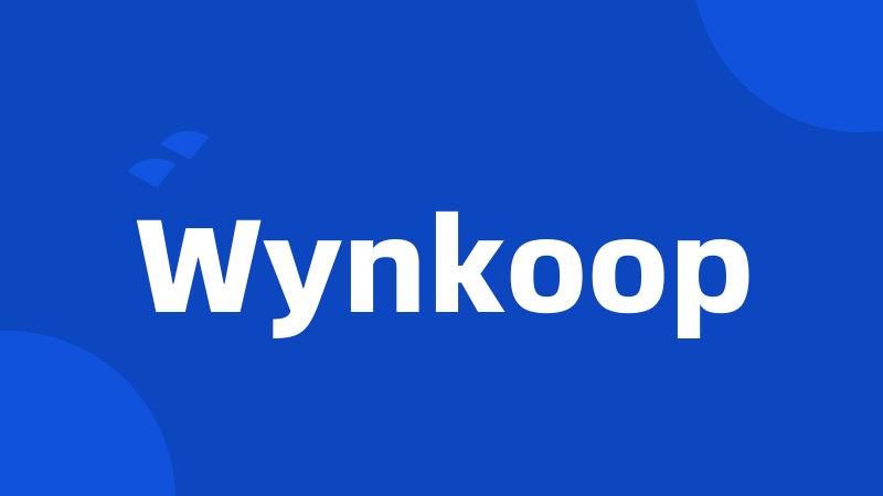 Wynkoop