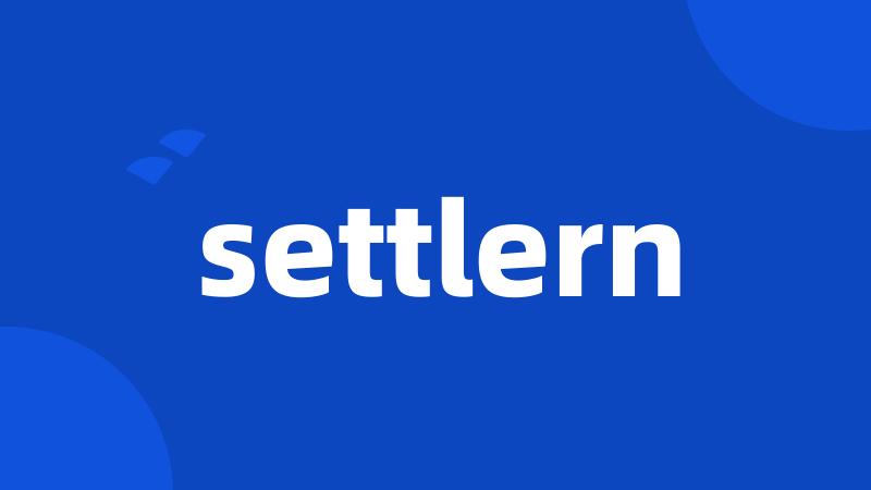 settlern