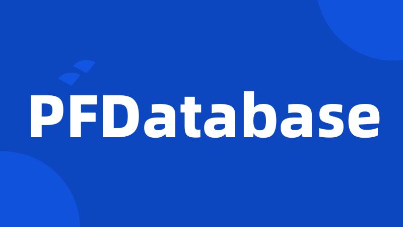 PFDatabase