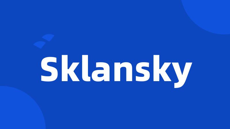 Sklansky