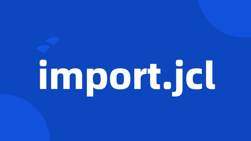 import.jcl