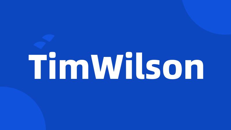 TimWilson