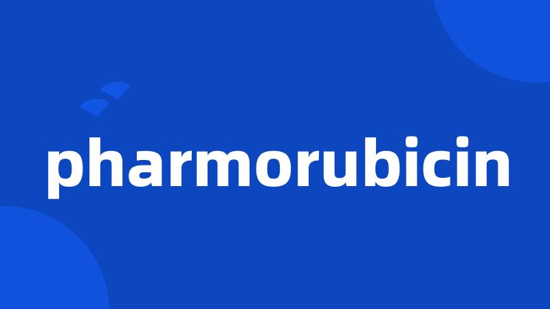 pharmorubicin