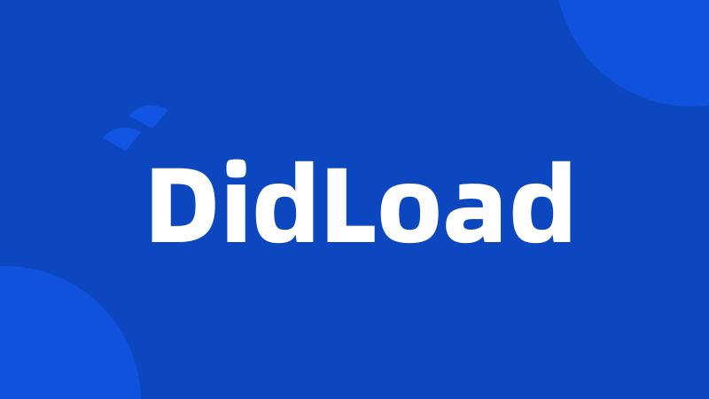 DidLoad