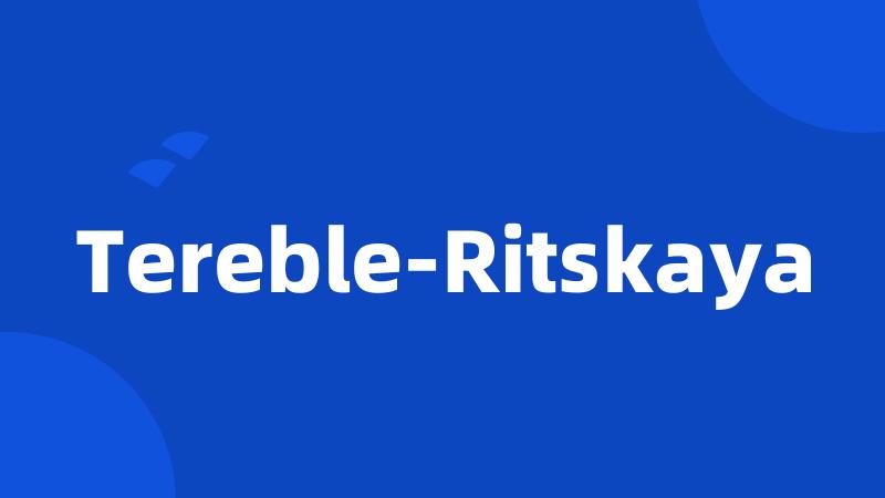 Tereble-Ritskaya