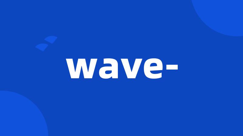 wave-