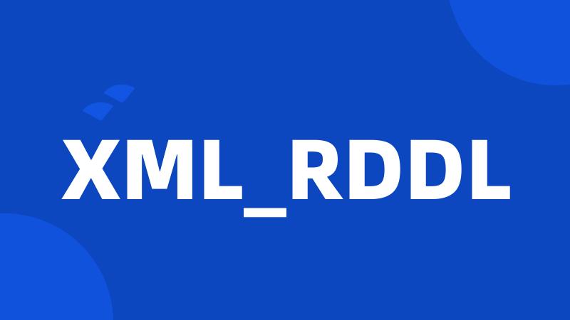 XML_RDDL