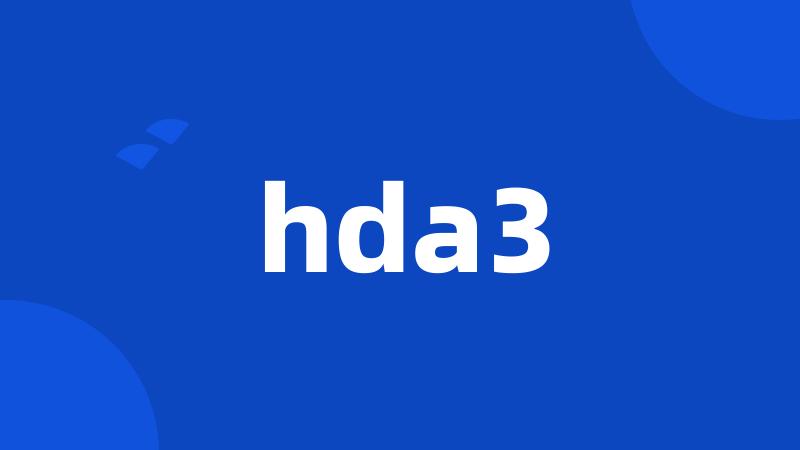 hda3