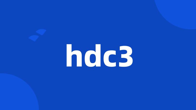 hdc3