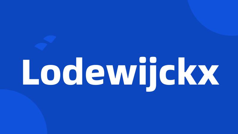 Lodewijckx