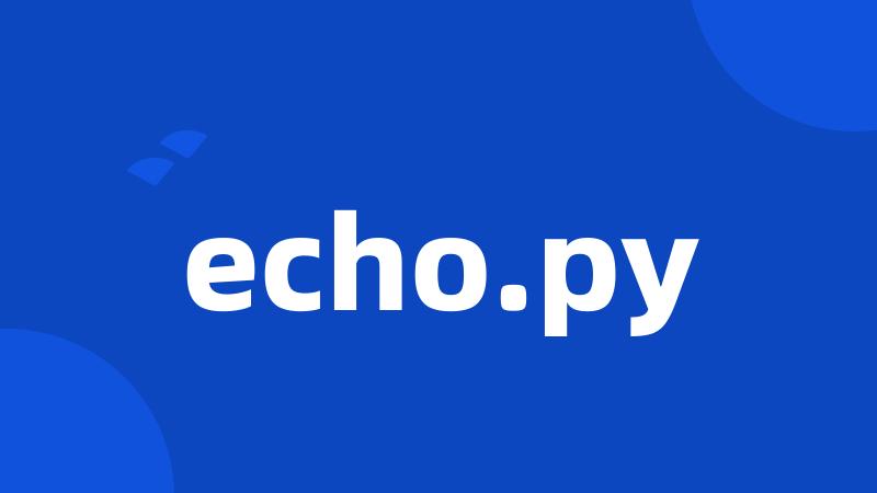 echo.py