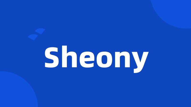 Sheony