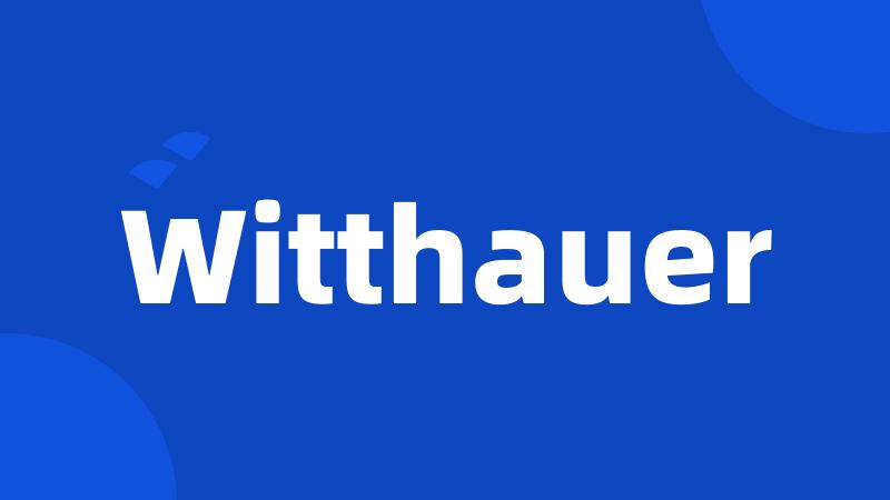 Witthauer