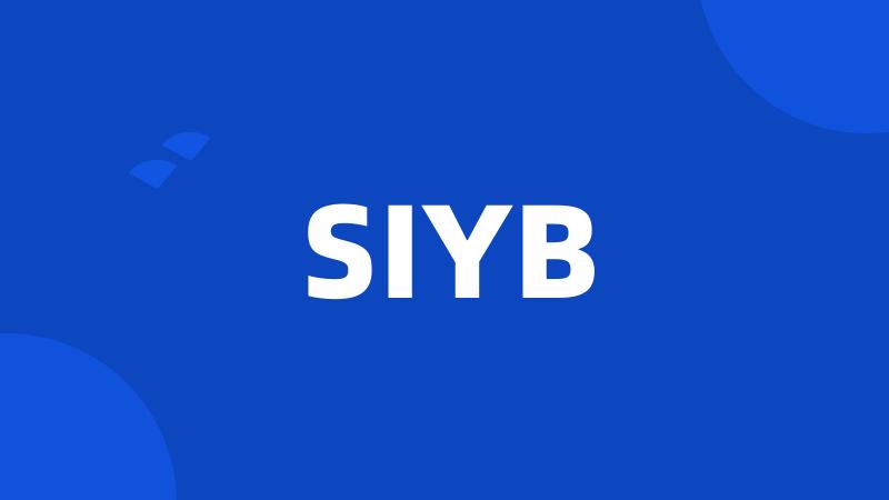 SIYB