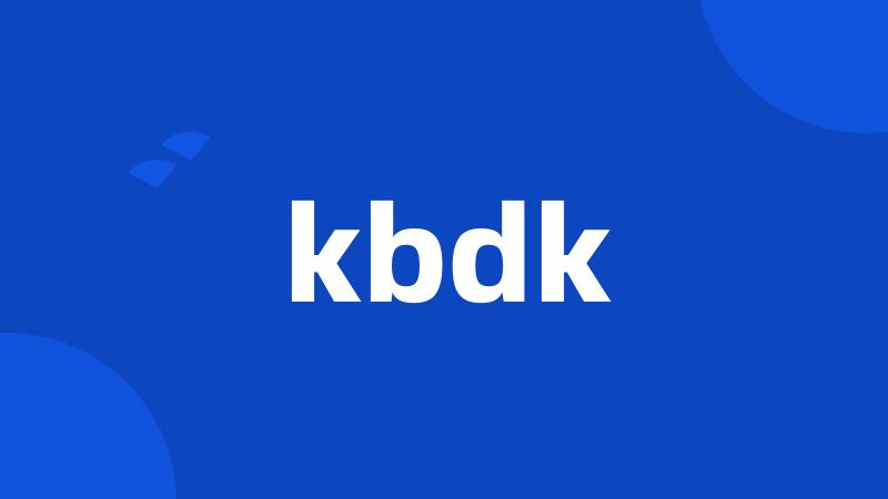 kbdk