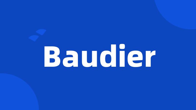 Baudier