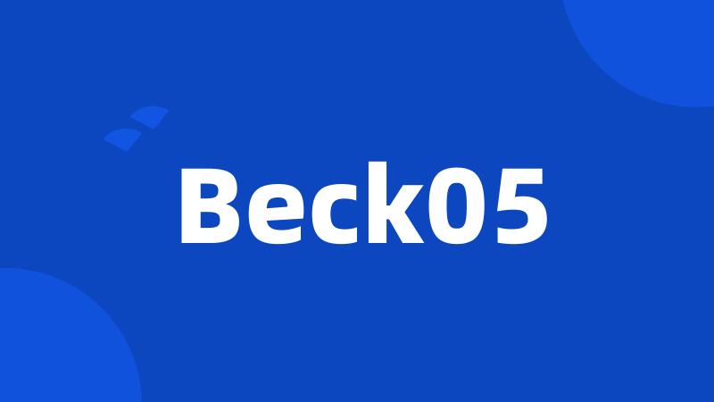 Beck05