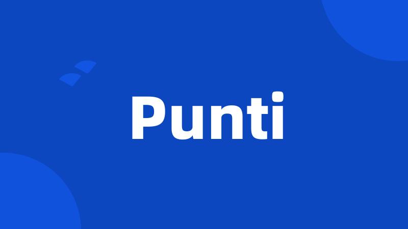 Punti