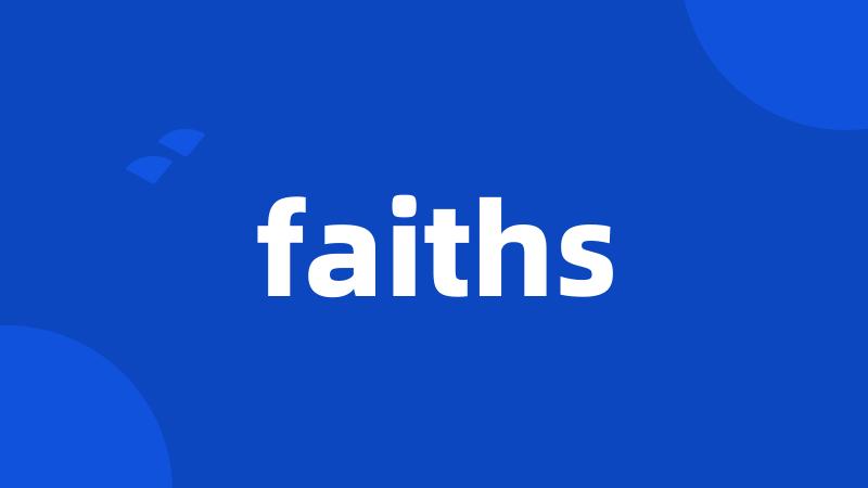 faiths