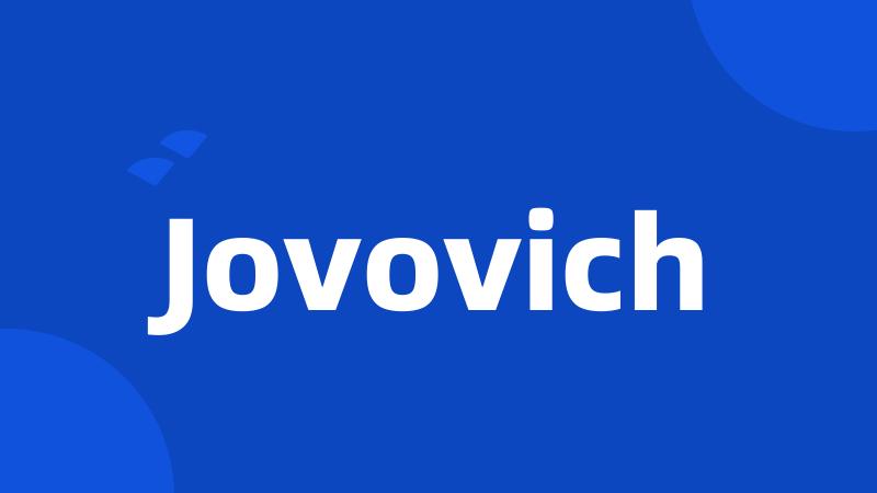 Jovovich