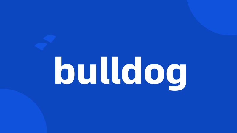 bulldog