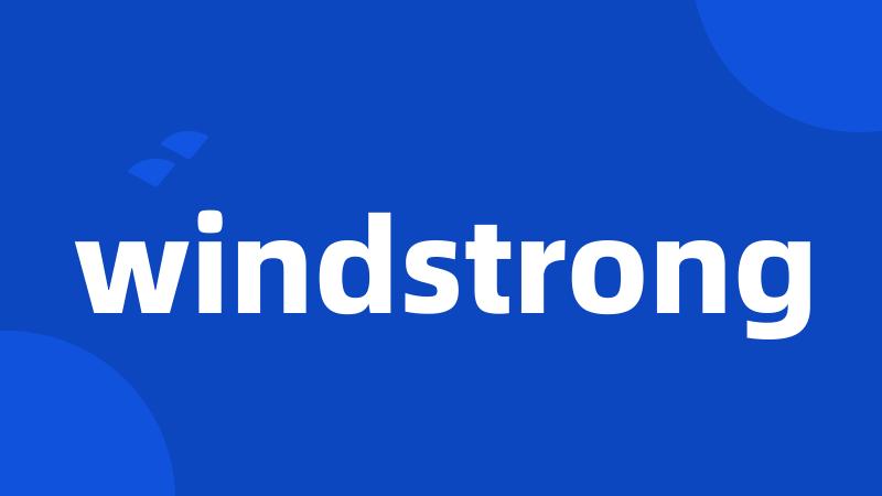 windstrong