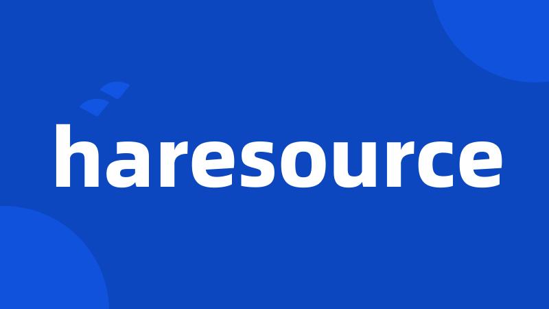 haresource