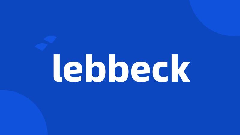 lebbeck