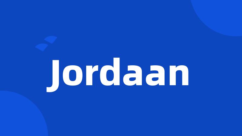 Jordaan