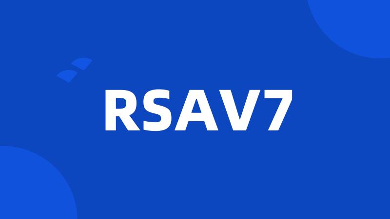 RSAV7