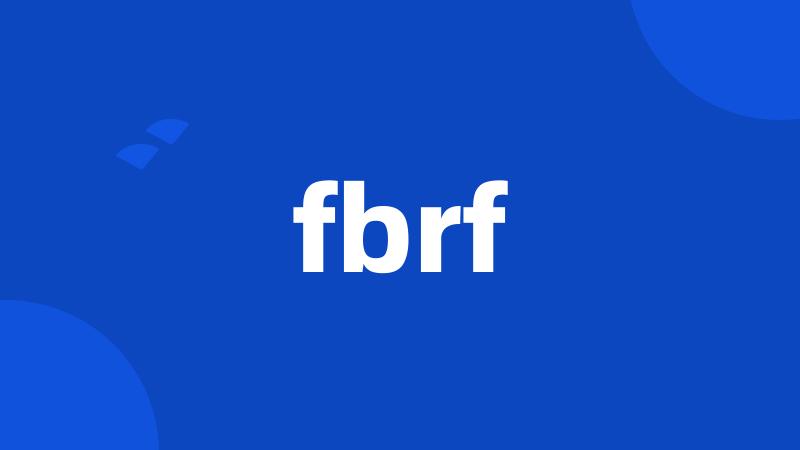 fbrf