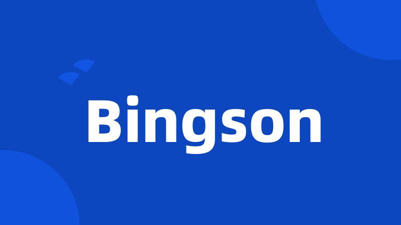 Bingson
